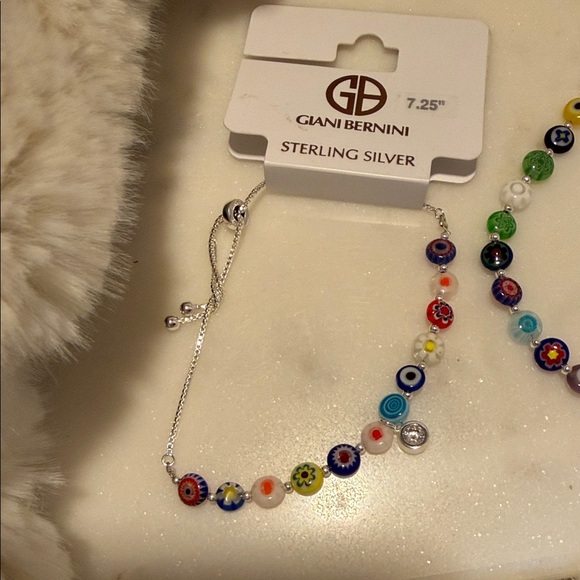 NWT Giani Bernini Multicolor Sterling Silver Milifiore Style Jewelry Set - Picture 3 of 7